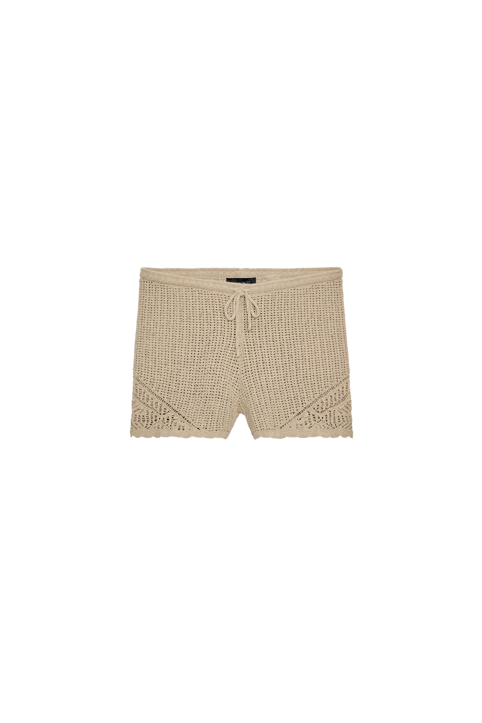 SHORT EN MAILLE POINTELLE